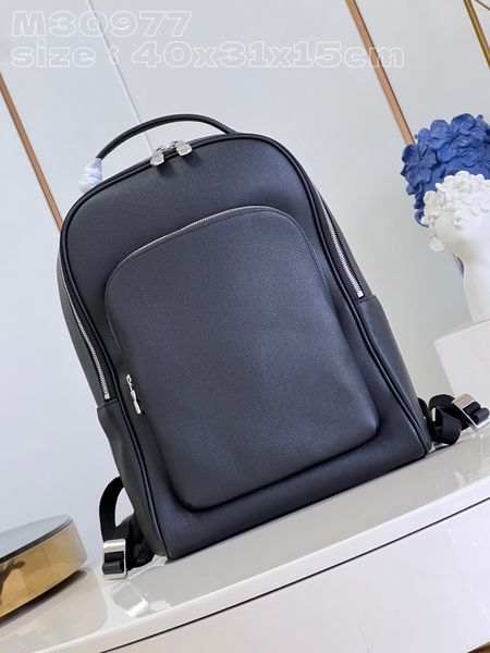 M30977 Mochila masculina e feminina A capacidade transversal de bolsas escolares personalizadas de alta qualidade é muito grande com um elegante intercalador