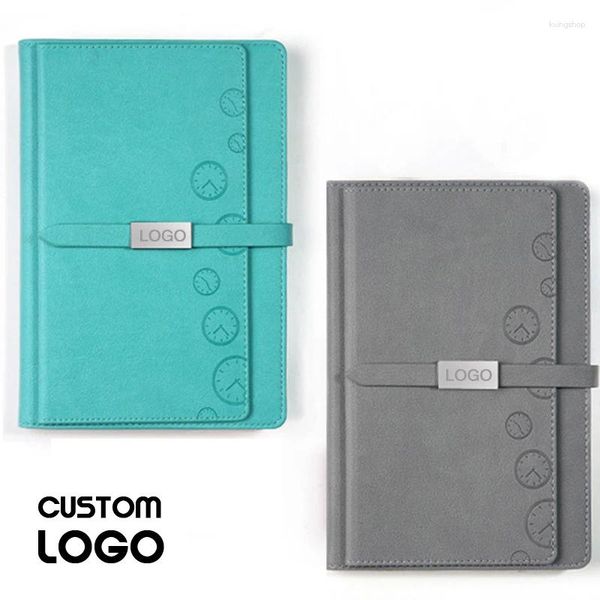 Özelleştirilmiş Logo Adı Notebook Creative A5 / 32K İş Cazibe Karakolu Çok Kart Not Defarı Okulu Öğrenci Ofis Kırtasiye