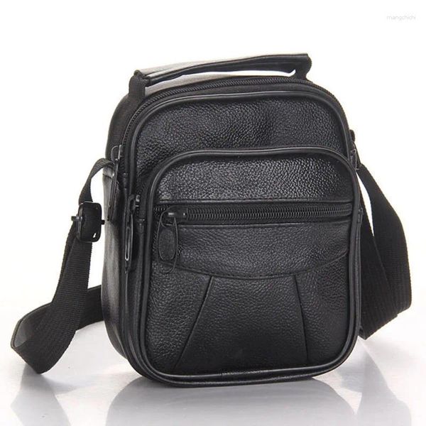 Tasche 2024 Mode Männer Echtes Leder Messenger Casual Reise Schulter Taschen Männlichen Aktentasche Business Handtasche