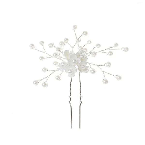 Grampos de cabelo Hairpin jóias flor dentes lisos headwear nupcial para baile de máscaras banquete cosplay