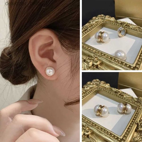 Stud Koreanische Mode Stil Simulierte Perle Magnetische Keine Durchbohrten Ohrringe für Frauen Neue Trend Clip Kein Ohr Gewichtsverlust Magnet schmuckC24319