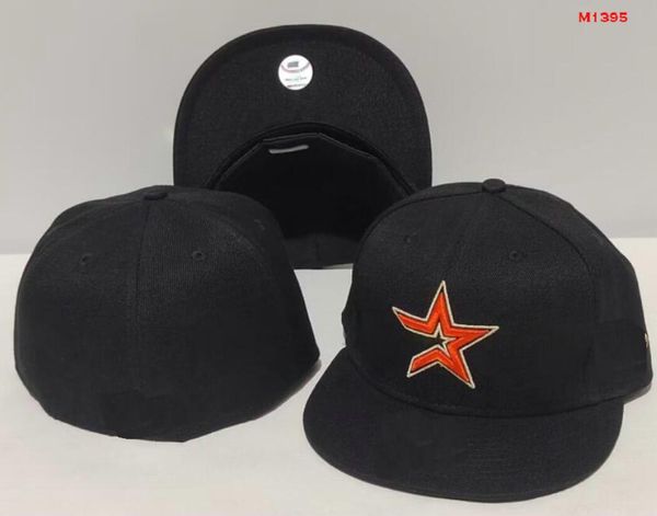 2024 Astros da baseball da uomo Cappelli aderenti Classic World Series Hip Hop Sport SOX Completamente chiuso LA NY Design Caps Chapeau 1995 Stitch Heart 