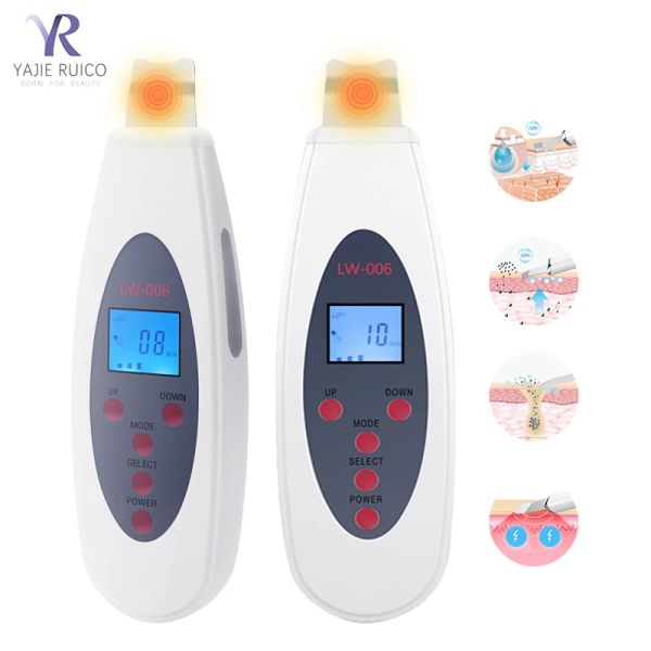 Dispositivos Ultrasonic Peeling Machine Facial Blackhead Limpeza Profunda Horny Pore Care Instrumento Rejuvenescimento da Pele Beleza Limpeza Raspador