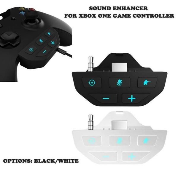 Gamecontroller Joysticks Sound Enhancer für Xbox One Controller 35mm Gamepad Headset Karte Audio Adapter Zubehör2637064