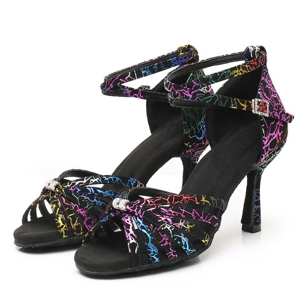 Stivali ragazze scarpe da ballo latina per donna donna da ballo da ballo moderno scarpe da ballo tango scarpe pratiche performance salsa sandals