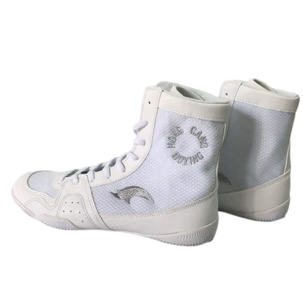 Schuhe Pro White Boxing Wrestling Schuhe Kampfsport Sanda Speziales Training Kämpfe Snekaers Männer Frauen