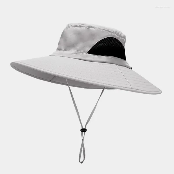 Береты 2024, уличные рыболовные шапки для альпинизма в джунглях для мужчин и женщин, нейлоновая солнцезащитная быстросохнущая солнцезащитная кепка 50