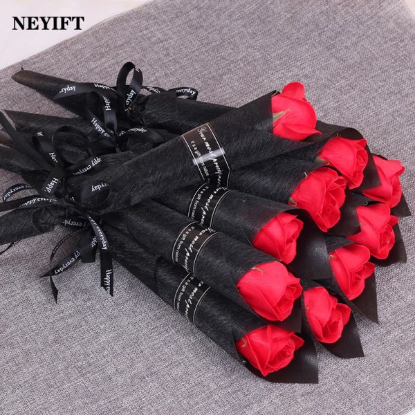 10 Stück Seifenrose, künstliche Freundin, Valentinstagsgeschenk, Jahrestag, Set, gefälschte Rosenseife, Hochzeitsdekoration