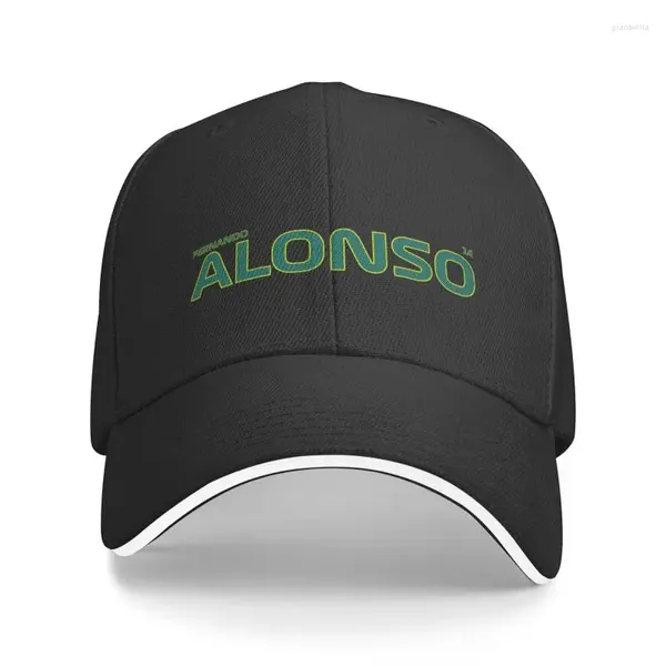 Bola bonés personalizado alonso 14 corrida boné de beisebol proteção solar homens mulheres ajustável esporte carro corrida pai chapéu outono