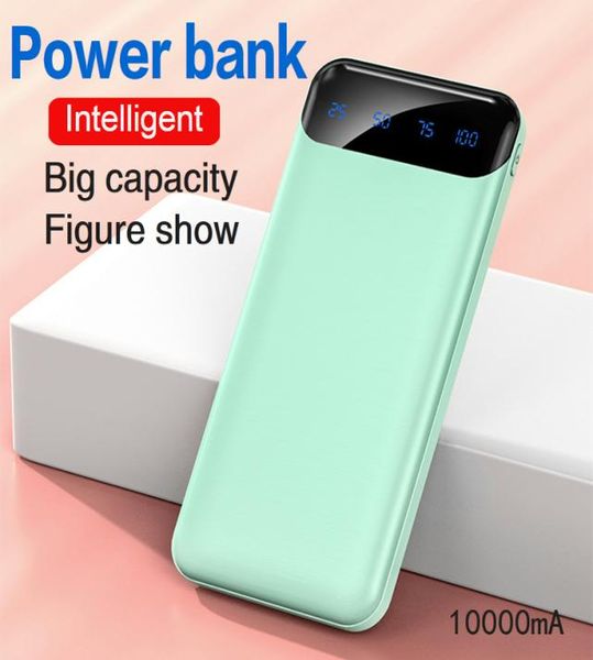 Büyük Kapasiteli USB Güç Bankası Figürü Diplay Hızlı Şarj 20000mA Polimer Harici Pil Şarj Bankası Huawei Samsung Mobile Pho2475833