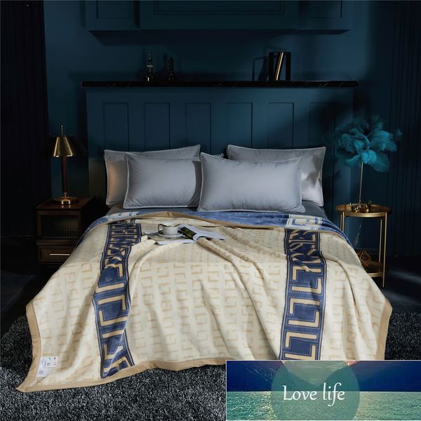 Осенне-зимнее легкое роскошное фланелевое одеяло из толстого двойного кораллового флиса антистатическое оптовая продажа