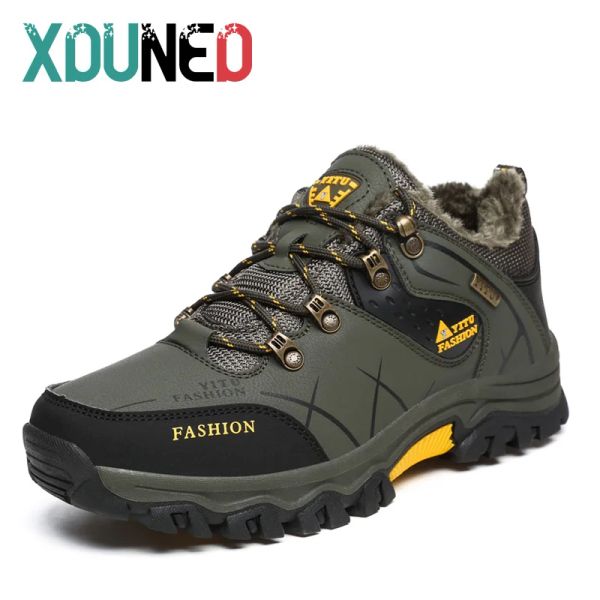 Scarpe di alta qualità uomini scarpe da trekking autunno inverno marchio da uomo sportivo scarpe da montagna per trekking per le scarpe atletiche di arrampicata impermeabile