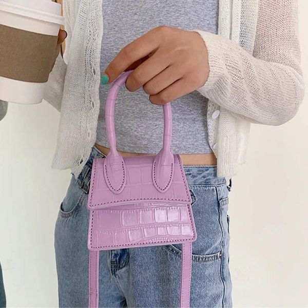 Totes adolescente bolsa de luxo feminina sacos designer pequeno saco embreagem ladycrossbody ombro mini na moda couro mão bolsa feminina