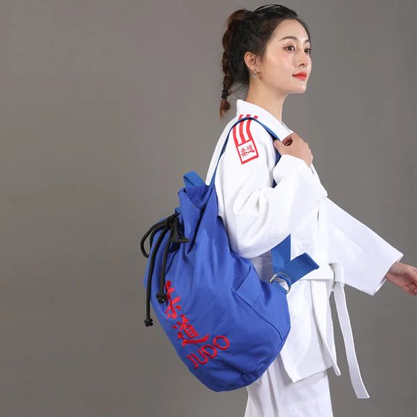 Cobrir concorrência profissional Backpack Backpack Backpack Taekwondo Karate Bolsa de treinamento Men Bjj Jiu Jitsu Backpack