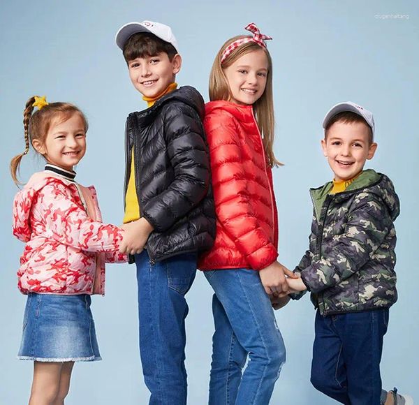 Casaco de inverno jaqueta parka para meninas meninos casacos 90% jaquetas crianças parque roupas neve wear crianças outerwear