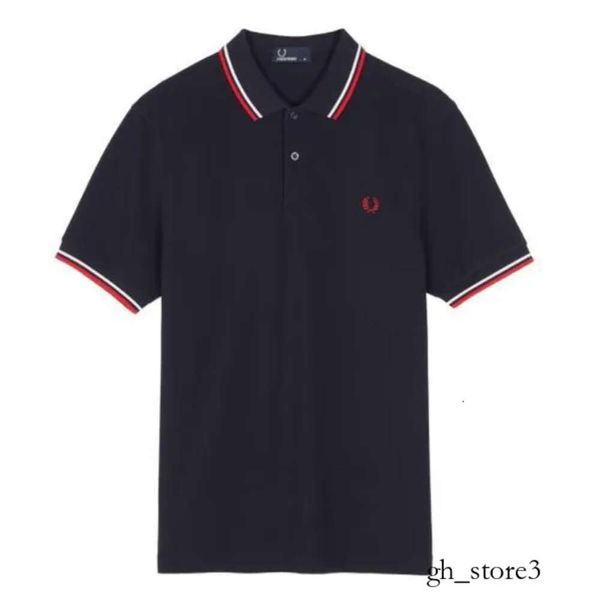 Fred Perry Mens Temel Polo Gömlek Tasarımcısı Gömlek İş Polo Lüks İşlemeli Logo Erkekler Tees Kısa Kollu Üst Boy S/M/L/XL/XXL 515 513