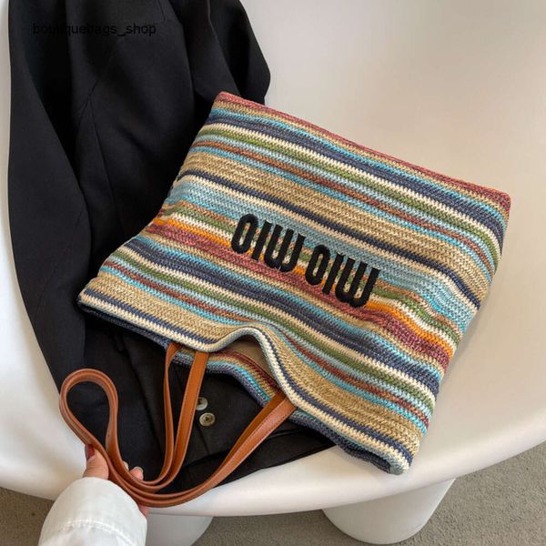 Bolsas de marca de moda por atacado transfronteiriças listradas de alta capacidade bolsa grande para mulheres primavera e verão nova Sentong Qintuo especial de ombro único