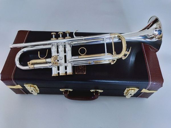 Beste Qualität LT180S-72 Trompete B flach versilbert, professionelle Trompete, Musikinstrumente, Geschenk