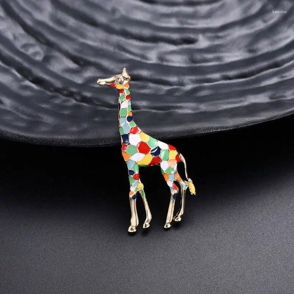 Broschen, kleine Giraffe, Kragennadel, Schmuck, Schal, Clip, Korsage, Accessoire, Revers