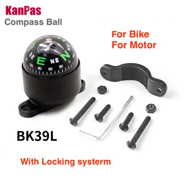 Kompass KANPAS Fahrradkompass/Fahrrad- und Motorradkompass/Lenkerkompass/Fahrradzubehör
