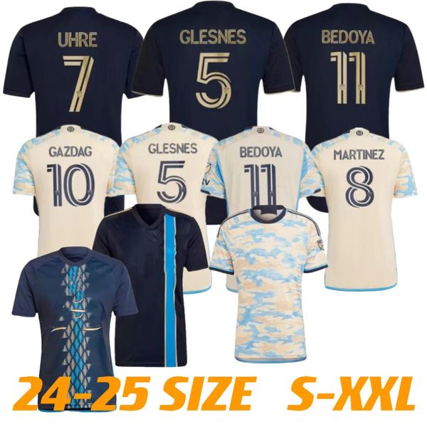 23 24 25 Jogador Fans versão Philadelphia Union Soccer Jerseys 2024 Home MLS UHRE MARTINEZ BEDOYA camisetas de fUtbol 2023 2024 AARONSON PRZYBYLKO Camisas de futebol