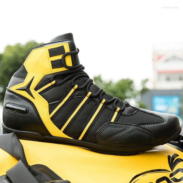 Scarpe da ciclismo Stivali da moto professionali da uomo e da donna Stivali da moto protettivi da motociclista da corsa per motocross