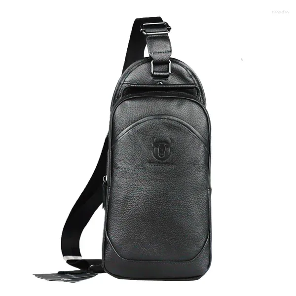 Tasche Aus Echtem Leder Männer Brust Taschen Casual Umhängetasche Business Messenger männer Hanbags Schulter Handy Tasche