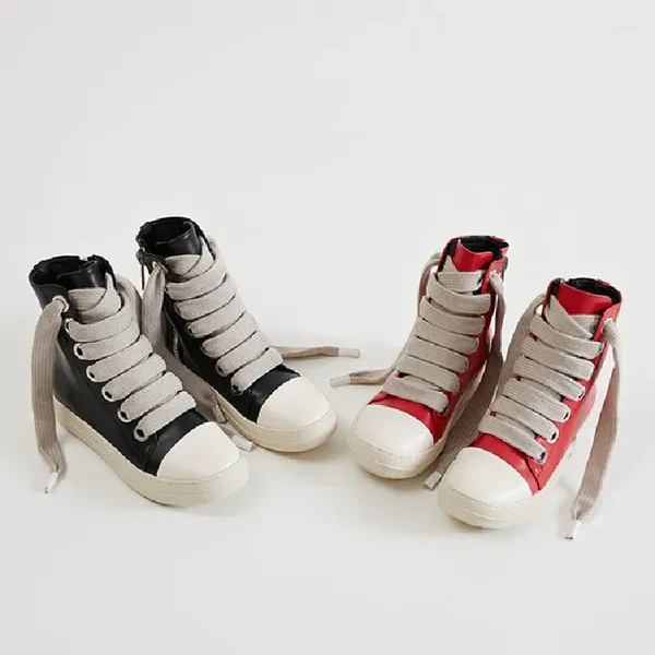 Scarpe casual da donna Sneakers 2024 Moda uomo Nero 44 Chaussure Femme Zipper Canvas Leather Donna Primavera Scarpe da donna