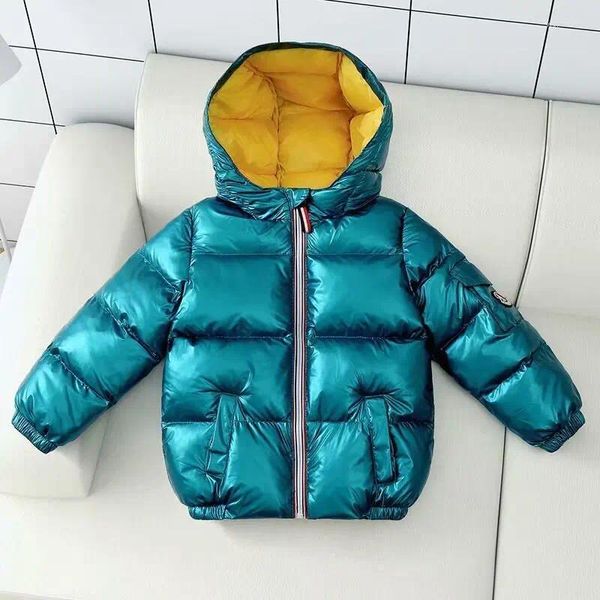 Piumino Moda Giacca per bambini Capispalla Ragazzo e ragazza Autunno caldo Parka per adolescenti con cappuccio Parka invernale per bambini