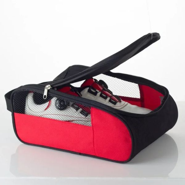 Aids Tragbare Mini-Golf-Schuhtasche, Nylon-Tragetaschen, Golfball-Halter, leichte, atmungsaktive Tasche, Tee-Tasche, Sportzubehör