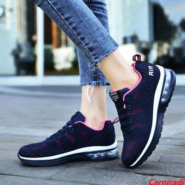 Sapatos Sapatos Athletics de amortecimento leves Sapatos de corrida Mulheres de alta qualidade Casual Casual Tênis de ginástica Ladies NONSLIP SPORTS SPORTH SHOPING Shoes