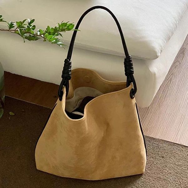 Totes Borsa casual da donna Borsa hobo vintage di grande capacità Borsa a tracolla retrò versatile con manico superiore da viaggio