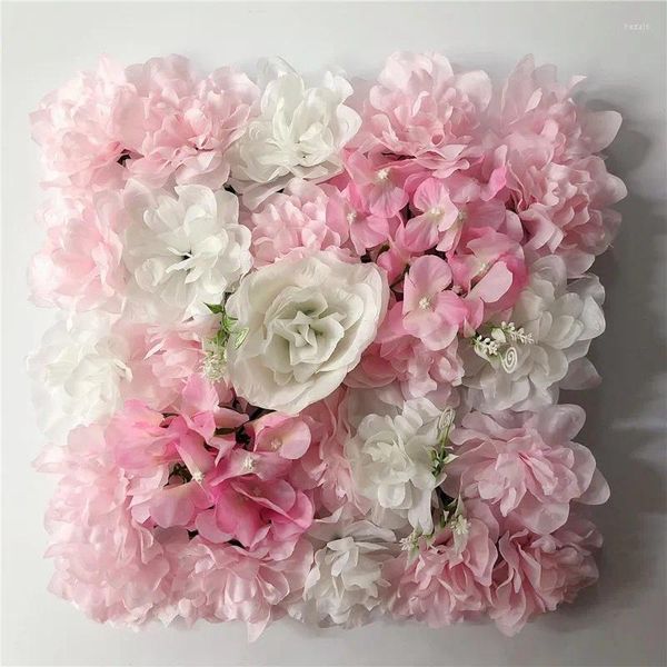 Flores decorativas 30cm x 30cmflores painel de parede seda festa de casamento pano de fundo aniversário bebê meninas decoração do quarto flor artificial decoração