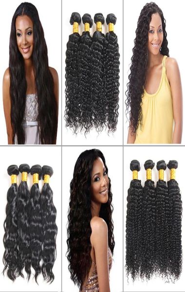 8A Nerz Brazillian Deep Wave Haarbündel Tressen 100 unverarbeitete Wasserwellenbündel Extensions Brasilianische verworrene lockige menschliche Jungfrau 4915308