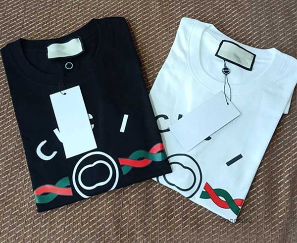 Gelişmiş Versiyon İtalya Moda Ggity Erkekler T Shirt Üstler Yaz Kadın Mektup Baskı Lüks Markalar Gömlek Erkek ve Kadın Yüksek Kalite