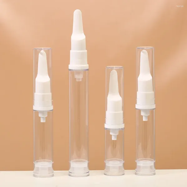Bottiglie di stoccaggio 5 pezzi Press Fondotinta liquido Crema per gli occhi Come Sottobottiglia Bottiglia sottovuoto Contenitore cosmetico riutilizzabile vuoto