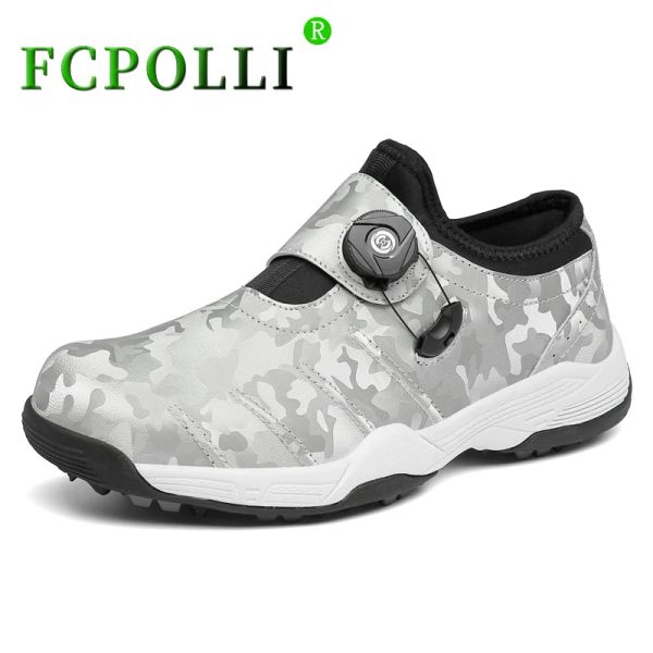 Sapatos 2023 Treinamento de golfe de venda quente para mulheres Designer Sapatos atléticos Men Anti Slip Golf Shoe Casais