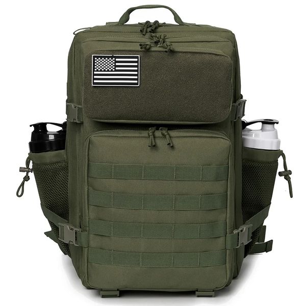 QT QY 50L Zaino tattico militare Borsa militare Caccia Zaino MOLLE PALESTRA Per uomo EDC Zaino da trekking all'aperto Portabottiglie da strega 240313