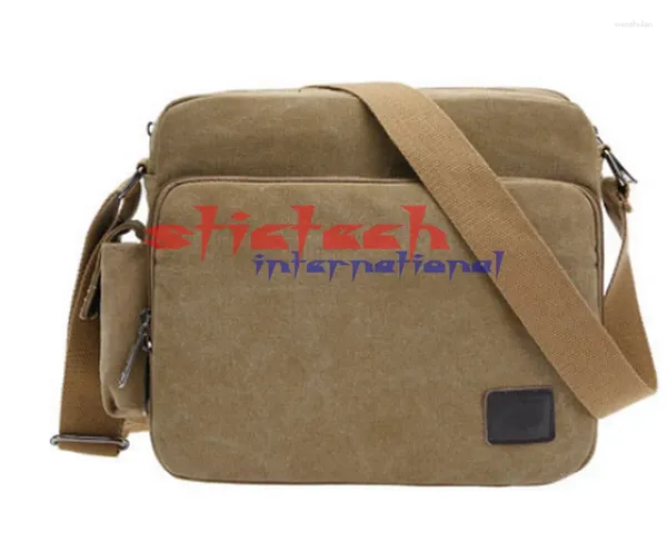 DHL veya EMS tarafından çanta 10pcs çok işlevli erkekler tuval gündelik seyahat Bolsa masculina erkek crossbody messenger çantaları