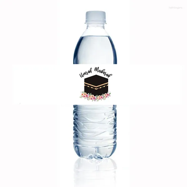 Украшение вечеринки Умра Мубарак Бутылка с водой Этикетка Хадж Ид Поставки