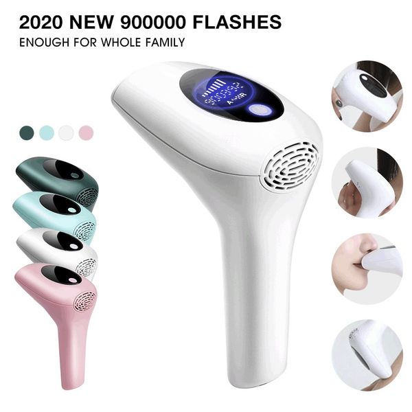 900000 Flash Laser Epilierer Professionelle IPL Photoepilator Laser Haar Entfernung Epilierer Schmerzlos Permanent Für Frauen Herren Mit Brille Samll Geschenke dropshipping