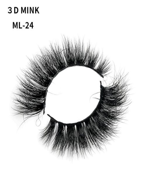 EURO CHIC GIRLS Trucco 3D Veri peli di visone ciglia finte estendono naturalmente piccoli mazzi di soffici ciglia Wispy Lash Smokey Smo8583774