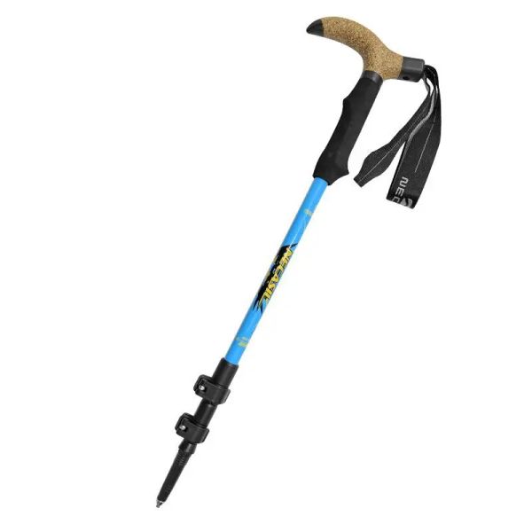 Varas de caminhada de carbono ultra leve escalada alpenstock 56120cm antiderrapante resistência ao desgaste absorção de choque fgp02