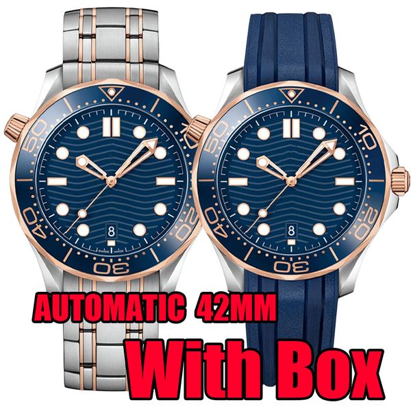 Relógio masculino de luxo relógios de grife de alta qualidade top luxe movimento mecânico automático relógio masculino safira de aço inoxidável moldura serâmica relógios luminosos com caixa