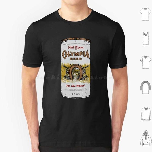 Erkek tişörtleri Olympia bira mükemmel hediye tişört tarafından giyilen erkekler kadın çocuklar 6xl grunge müzik 90'lar. Kurt Cobain alternatif gitar Seattle 240327