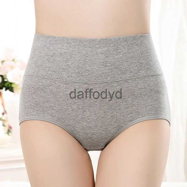 Damenhöschen QA286 Heißer Verkauf Baumwolle Höschen Hohe Taille Frauen Unterwäsche Bequeme Solide Dessous Control Taille Weibliche Slips Plus Größe 240319