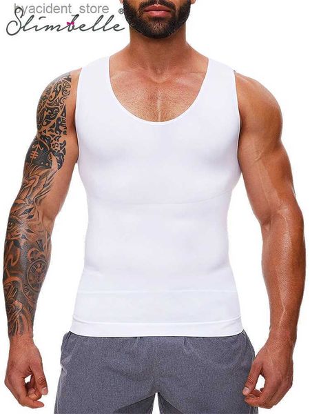 Herren-Tanktops, Herren-Körperformer, Kompressionsshirt, Abnehmen, Bauchmuskeltraining, Taillentrainer, Bauchkontrolle, männliches Korsett, Unterhemd, Tanktops, Shapewear L240319