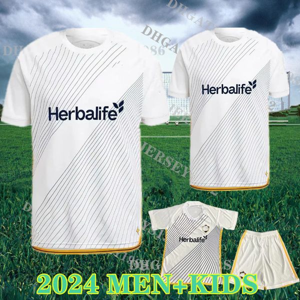 24 25 LA Galaxy Futbol Forması 2024 2025 Chicharito Costa Joveljic Edwards Coulibaly Bond Raveloson Araujo Erkek Çocuklar Futbol Kitleri Hayranlar Oyuncu Versiyonu S-4XL