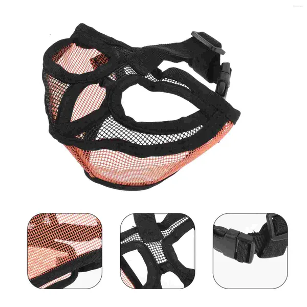 Máscara respirável Mesh For Anti Biting do focinho ajustável das coleiras de cão