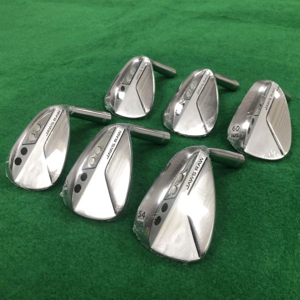 Clubs Neue Golfkeile Silber JAWS RAW Keile 50 52 54 56 58 60 Grad mit Stahlschaft inklusive Schlägerkopfabdeckung Kostenloser Versand